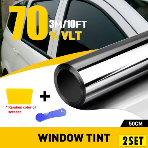 2Set 10FT Uncut Roll Film Window VLT Tint 0.7 20" x Car 10ft Feet Home Glass Off, US $24.19, image 11