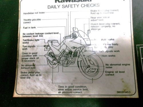 Used- Kawaswaki 86-87 Ninja EX250R Right Side Cover #36002-5268-H8, US $40.00, image 8