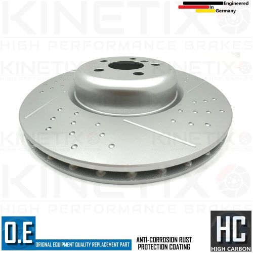 FOR BMW 740e Le G11 G12 M SPORT DIMPLED GROOVED REAR BRAKE DISCS TEXTAR PADS, US $, image 7