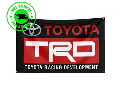 Toyota TRD Flag Banner Racing 3x5 Ft Supra Garage Sign Corolla Hilux Develop, US $19.99, image 2