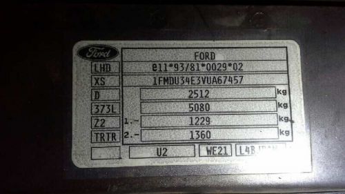 F17B13776ADW INTERIOR LIGHT FOR FORD EXPLORER 4.0 XLT 2019918 2019918-, US $, image 4