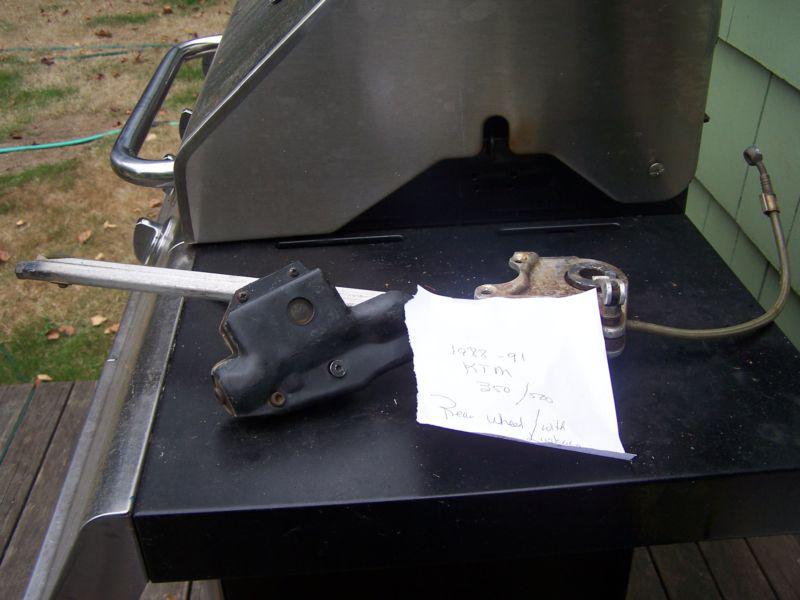 Ktm 1988/91  350-500  rear wheel  suspension linkage as shown