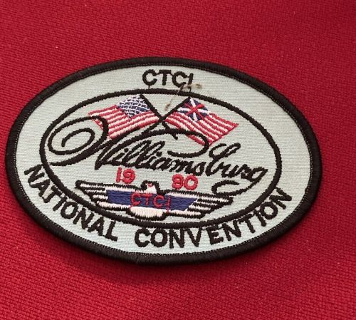 CTCI Williamsburg National Convention 1990 Patch, US $6.99, image 2