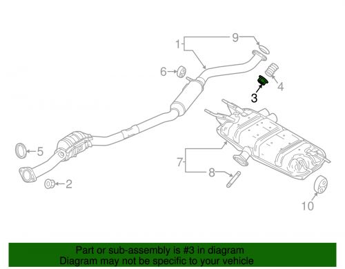 Genuine mazda converter &amp; pipe nut 9yb0-41-015