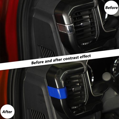 Center Console Dashboard Air Vent Outlet Cover Trim For Ford F150 2021-2022 Blue, US $26.82, image 3