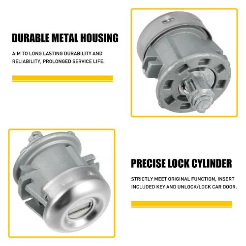 Set of 2 Door Lock Cylinder & Keys For 1999-2016 Ford F150 F250 F350 Super Duty, US $16.99, image 2