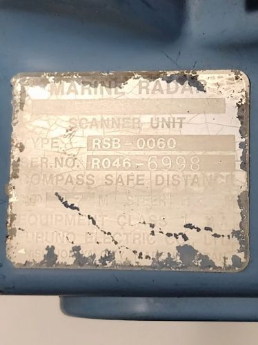 FURUNO Marine Radar Dome RSB-0060 w/ Head Unit 1621 (RDP-105), US $350.00, image 6