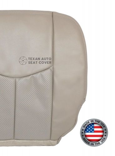 2006 Cadillac Escalade Front Bottom Seat Cover Vinyl Perforated Tan and Cushion, US $243.99, image 2