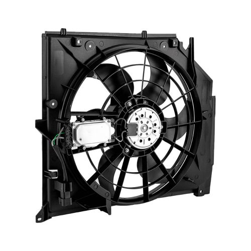 Electric Cooling Fan Radiator Fan Assembly For BMW 325Ci 2001-2006 Black 6-Blade, US $91.50, image 2
