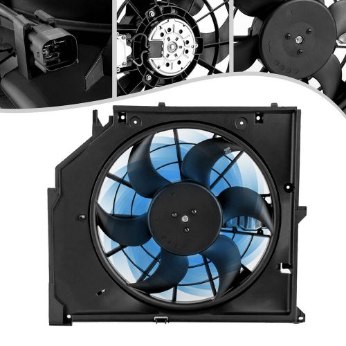 Electric Cooling Fan Radiator Fan Assembly For BMW 325Ci 2001-2006 Black 6-Blade, US $91.50, image 11