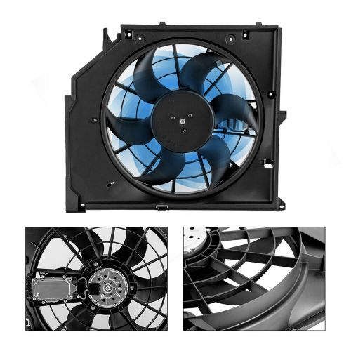 Electric Cooling Fan Radiator Fan Assembly For BMW 325Ci 2001-2006 Black 6-Blade, US $91.50, image 12
