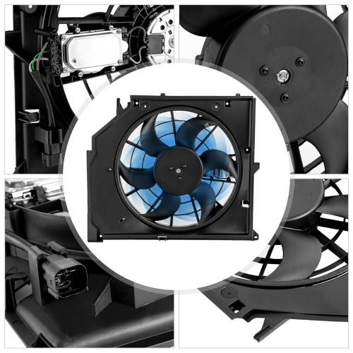 Electric Cooling Fan Radiator Fan Assembly For BMW 325Ci 2001-2006 Black 6-Blade, US $91.50, image 15