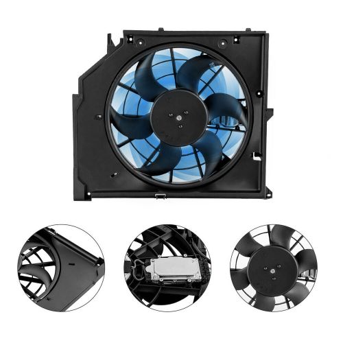 Electric Cooling Fan Radiator Fan Assembly For BMW 325Ci 2001-2006 Black 6-Blade, US $91.50, image 17