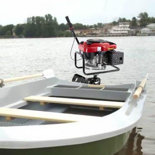 Outboard Motor 8 HP 4 Stroke Fishing Boat Engine Air-Cooled TCI 196cc Gasoline, US $467.08, image 9