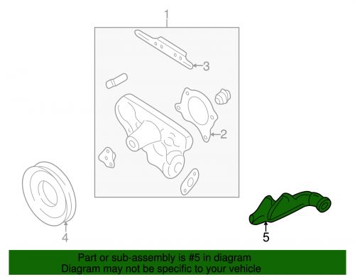 Genuine mazda engine coolant inlet flange b61p-15-160