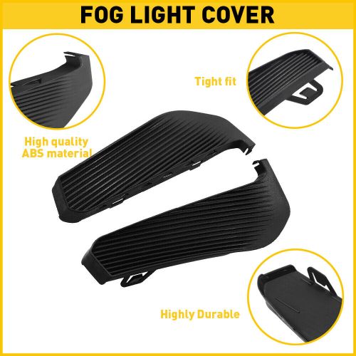 Fog light cover fit for 2016-2018 chevrolet malibu left right side pair epo
