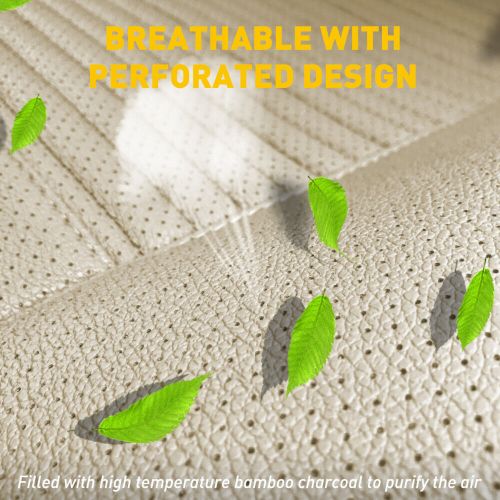 Full Surround Car Front Seat Cover Breathable PU Leather Pad Mat Chairhion 2SET, US $7.99, image 2