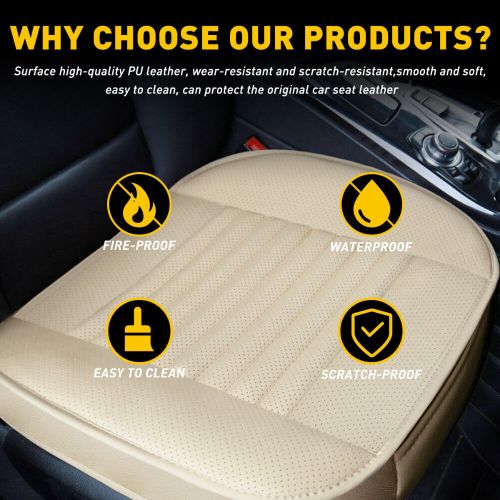 Full Surround Car Front Seat Cover Breathable PU Leather Pad Mat Chairhion 2SET, US $7.99, image 3