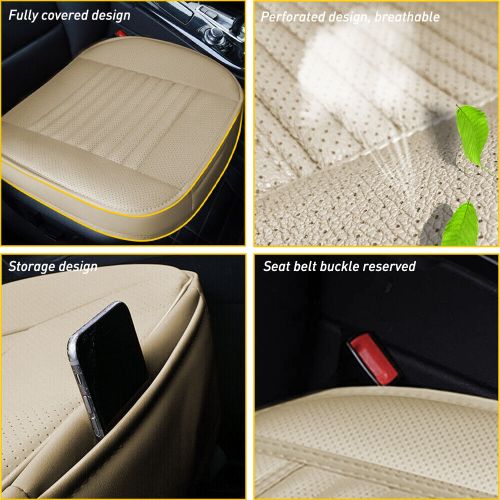 Full Surround Car Front Seat Cover Breathable PU Leather Pad Mat Chairhion 2SET, US $7.99, image 4