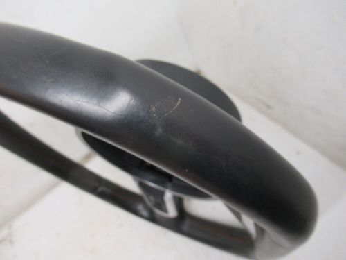 AUDI 2009 TT FLAT BOTTOM STEERING WHEEL BROWN STITCH BASEBALL GLOVE INTERIOR, US $275.00, image 3