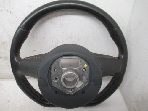 AUDI 2009 TT FLAT BOTTOM STEERING WHEEL BROWN STITCH BASEBALL GLOVE INTERIOR, US $275.00, image 6