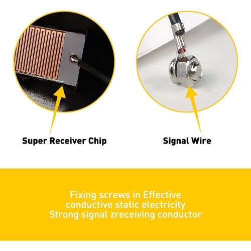 Carbon fiber shark fin car roof antenna radio fm/am signal aerial accessor 16cm