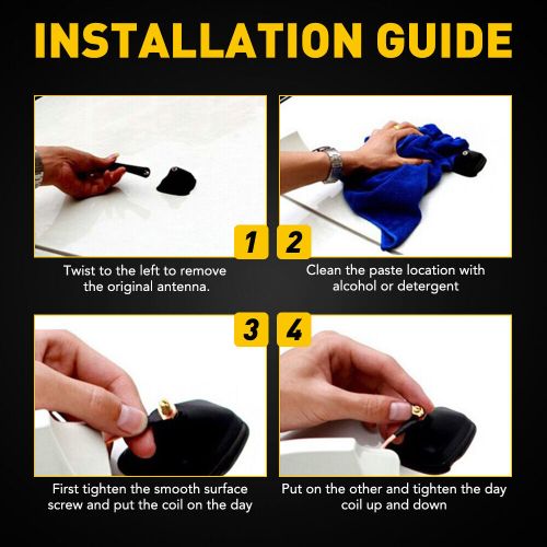 Carbon Fiber Shark Fin Car Roof Antenna Radio FM/AM Signal Aerial Accessor 16CM, US $11.99, image 2