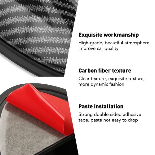 Carbon Fiber Shark Fin Car Roof Antenna Radio FM/AM Signal Aerial Accessor 16CM, US $11.99, image 8