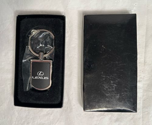 Lexus Key Chain Pendant Black Enamel W/ White Lettering Original Box, US $11.49, image 6