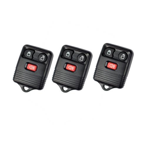 3pcs new remote key shell fit for 2000-2010 ford ranger mercury w/pad 3buttons