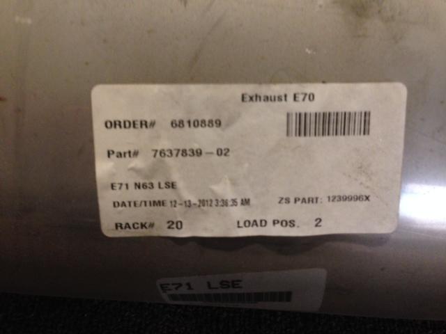 BMW OEM X6 Exhaust Muffler-Rear muffler - Black Tips, US $700.00, image 6