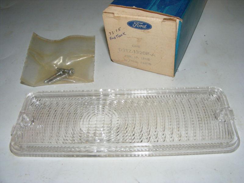 1973 74 75 FORD TRUCK PARK LAMP LENS NOS NEW OLD STOCK D3TZ-13208-A, US $11.99, image 2