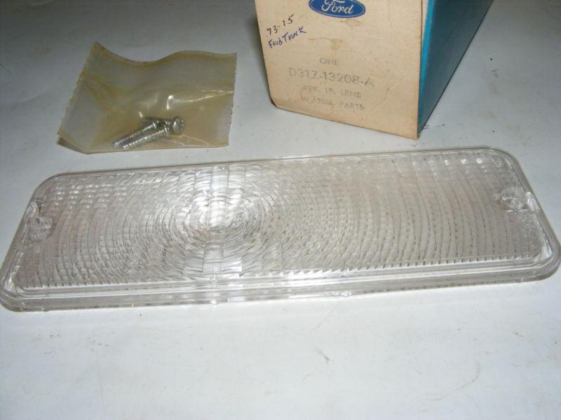 1973 74 75 FORD TRUCK PARK LAMP LENS NOS NEW OLD STOCK D3TZ-13208-A, US $11.99, image 3