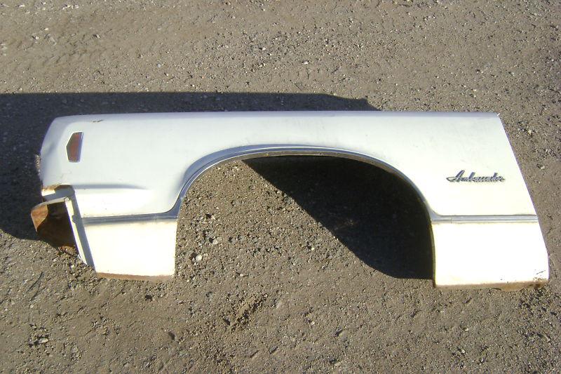 1968 68 rambler ambassador left front fender solid 
