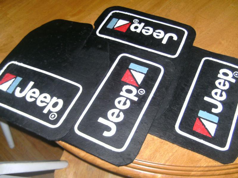 AMC OEM JEEP CJ Front & Back Mud Flaps/Splash Guards RARE ! , US $249.00, image 10