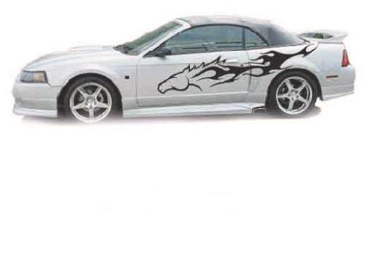 Decal fast1/114 auto vinyl horse car suv truck van graphic tribal  pony cool new