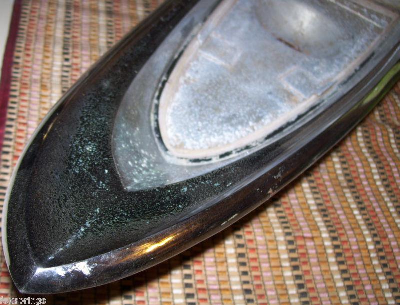 1957 LINCOLN RIGHT TAIL LIGHT HOUSING LRST-57 FOMOCO X0-1213RH CHROME - MEL20, US $14.99, image 2