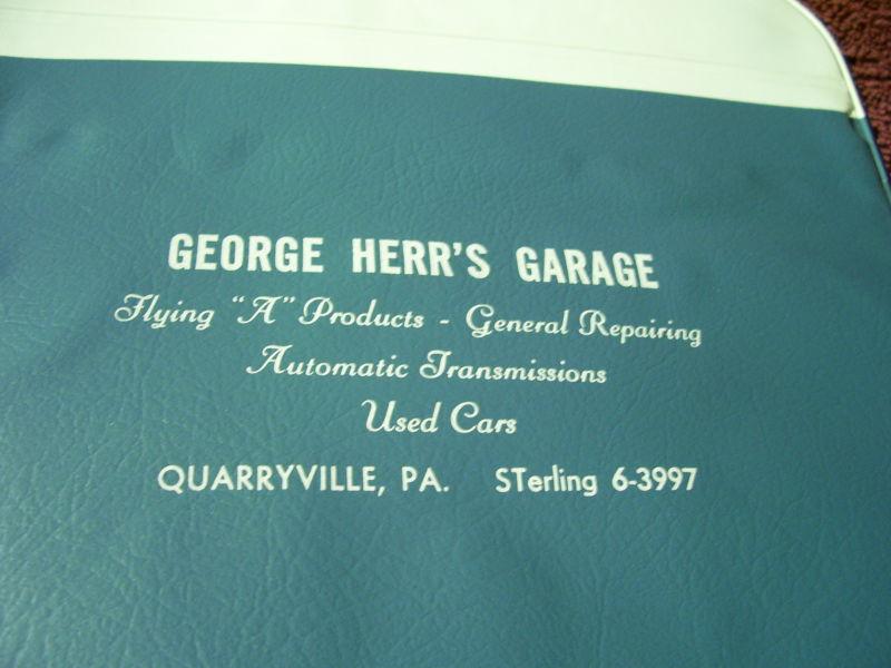 RARE VINTAGE 50s 60s 70s NOS FLYING A BLUE LITTER TRASH BAG AUTO TRUCK ACCESSORY, US $16.95, image 3