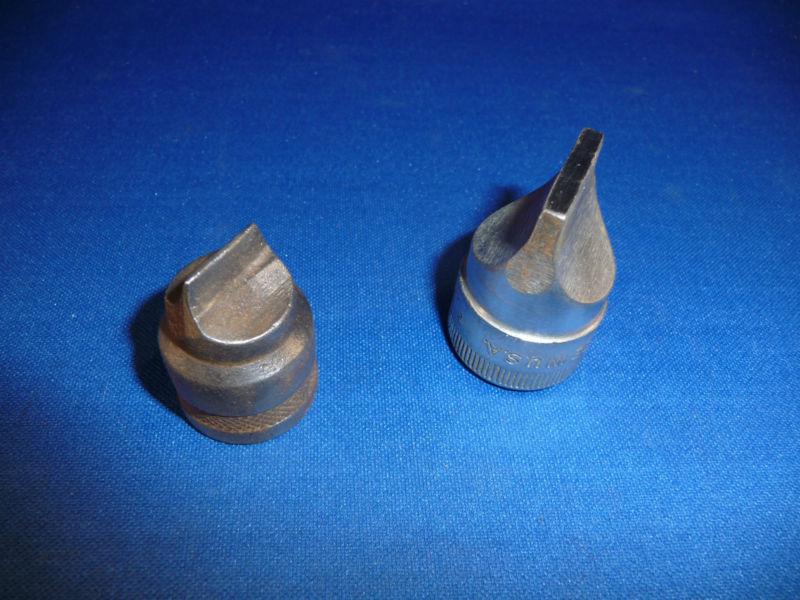 Snap-on 1/2" shock absorb socket early a17 7/8 plus old craftsman 9/16 drag link