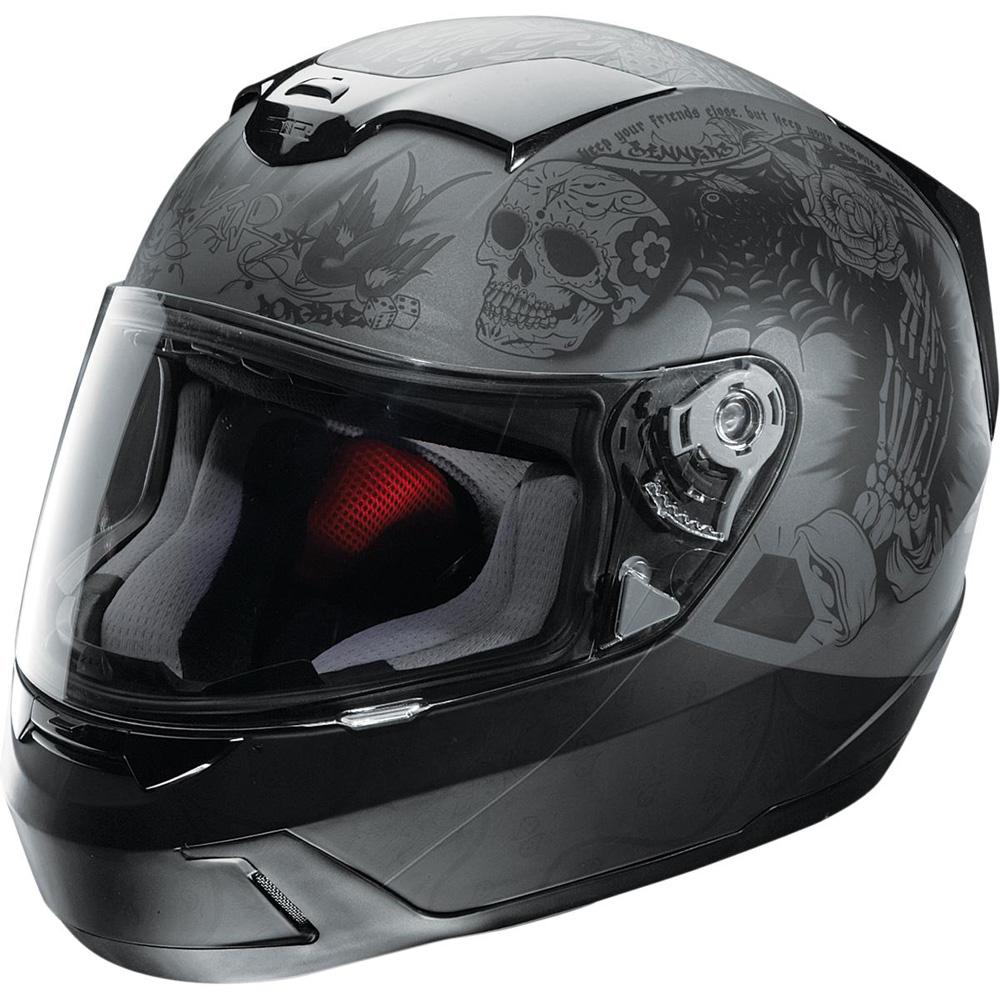 Z1r venom molotov gray/black helmet 2013 motorcycle full face