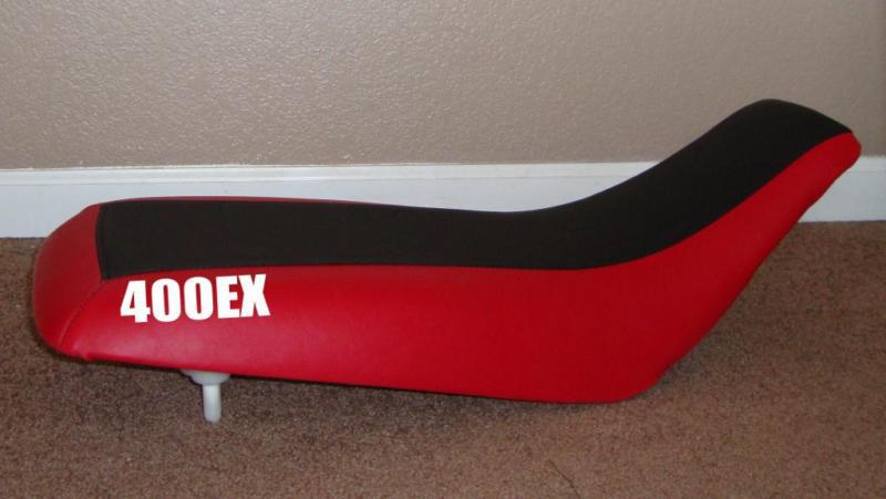 Honda trx 400ex red n black stencil motoghg seat cover#ghg16438scptbk16537