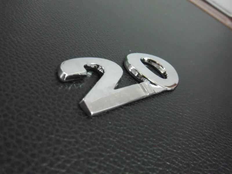 Oem emblem 2.0 fit for vw golf tiguan passat jetta beetle touran cc