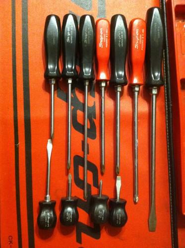 Snap On 13 Piece Assorted Hard Handled Screw Driver Set, US $79.99, image 10