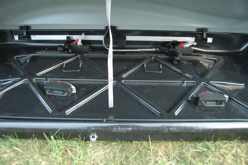 THULE EVOLUTION SILVER ROOF TOP CARGO BOX luggage ski snowboard gear, US $200.00, image 2