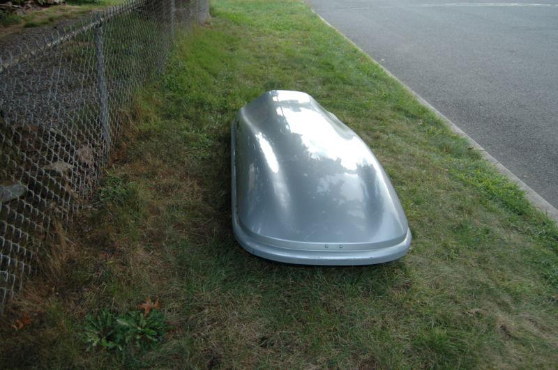 THULE EVOLUTION SILVER ROOF TOP CARGO BOX luggage ski snowboard gear, US $200.00, image 8