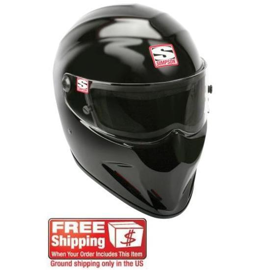 New sa10 simpson diamondback racing helmet, red 7-1/8, snell sa 2010