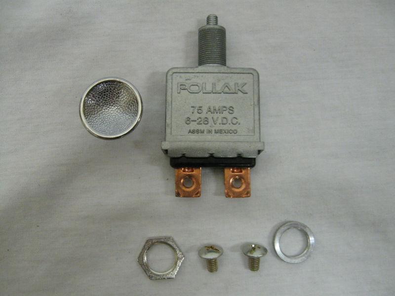 Pollak 216418 75 amp battery disconnect switch