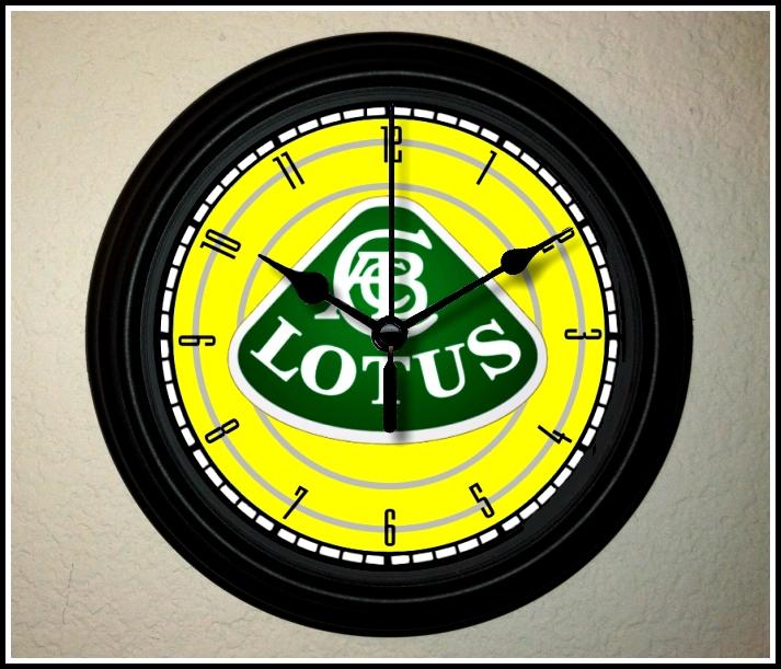 Classic lotus logo advertising wall clock  low and fast shipping