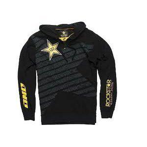 New one industries rockstar warpspeed zipup hoodie black xxlarge