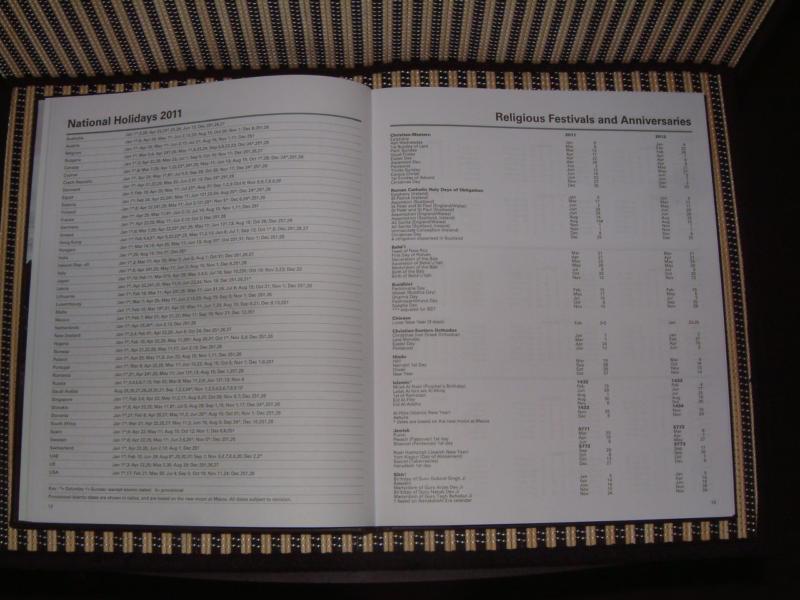 BENTLEY GENUINE LEATHER COVERED DATED DIARY/PLANNER FROM 2011, UN~TOUCHED!!, US $40.00, image 6